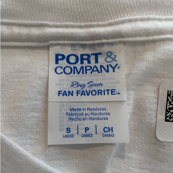 New Port & Company T-shirt with Dogs "Life Without Dogs I Don't Think So" Size S - Picture 4 of 5